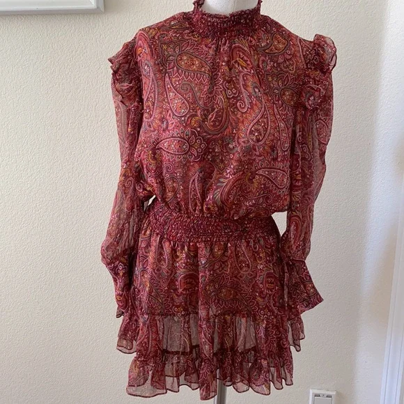 Misa Los Angeles Gianna Paisley Mini Dress - Picture 12 of 13